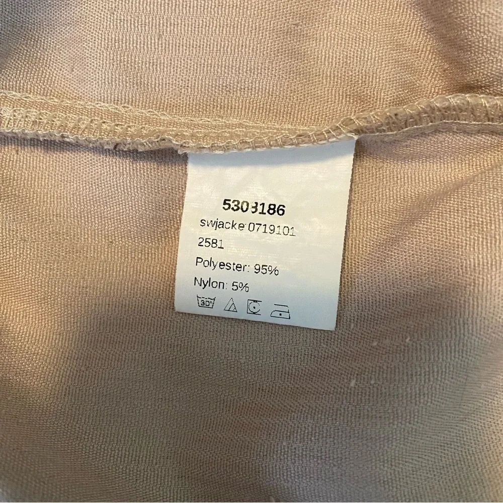 Shein Ivory Corduroy Jacket size L - Picture 10 of 10
